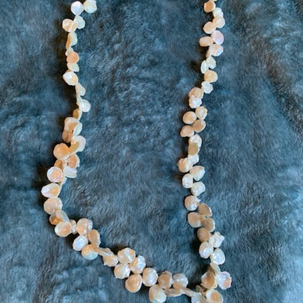 Hand-Made Miniature Mother of Pearl Necklace